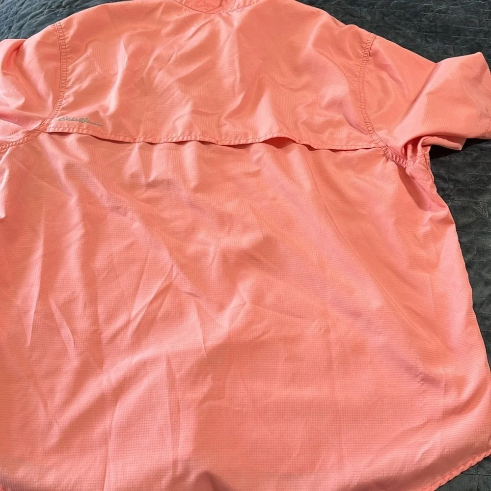 Eddie Bauer Men’s Outdoor Short Sleeve Button‎ Down Shirt - Picture 8 of 11